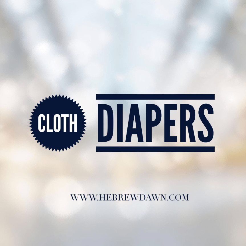 Cloth Diapering HebrewDawn&nbsp;Style