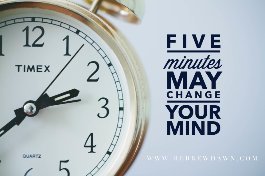 HebrewDawn: five minute challenge