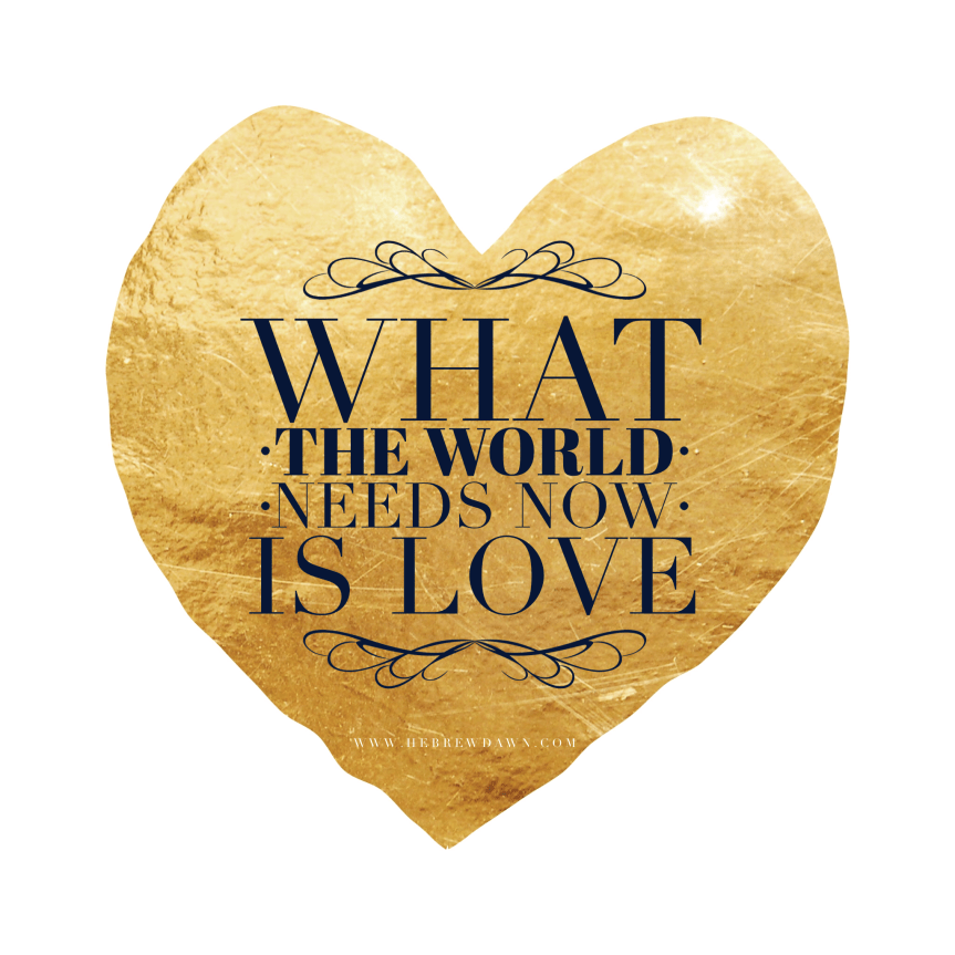 HebrewDawn: more LOVE